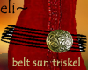 eli~ belt sun triskel