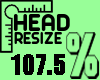 Head Resize 107.5% MF