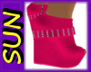 3D| hot pink  wedge