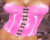 pvc goth corset pink