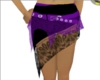 Black/Purple Skirt