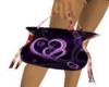 purple heart purse