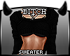 !B Sexy Black Sweater