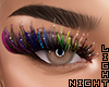 !N Glitter Color Lashes