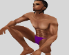 TE PURPLE  SWIM TRUNKS