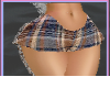 JODI plaid shorts- brown