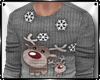 Deer Sweater  Gray