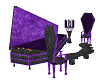 Purple Vamp Coffin Set