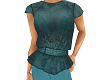 TF* Teal Lace Blouse