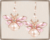 Earrings|Pearl Butterfly