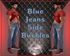 [BM]Buckled Jeans Blue