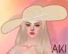 Aki Straw Sun Hat WH