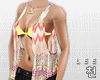 ! Chevron Vest w. Bra