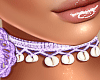 Lilac Crochet Necklace
