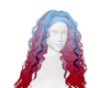 red to blue hair 4