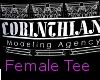 Corinthian Tee black f.