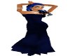 Mars Blue Gown