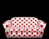 ~CH~Red Polka Dot Couch