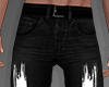Black print trousers