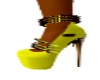 Yellow Spike heels