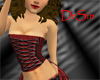 Red Burlesque Corset