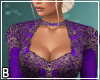 Medieval Purple Gold Gow