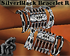 SilverBlack Bracelet RH