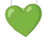Green Heart Purse
