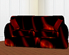 Red Cushioned Couch