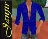 JJ~BLUE SHIRT OPEN TOP