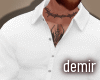 [D] Sleek white shirt