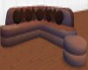 (W)tan leather couch