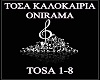 TOSA KALOKAIRIA ONIRAMA