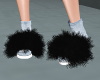 Fur Slides with Socks~F