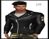 [JR]Leather Jacket/Tee W