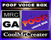 POOF VOICE BOX