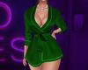 green short dress