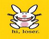 CZ Happy Bunny HI Loser