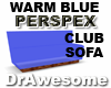 Blue Perspex Club Sofa