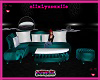 WE! SOFA CYAN & WHITE
