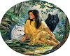 tapis loup indienne