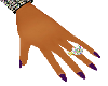 DAINTY HANDS/PURPLE NAIL