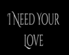 3D text i need your love