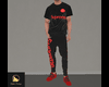 Black and Red Sup Outfit