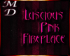 Luscious Pink Fireplace