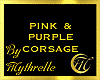 PINK & PURPLE CORSAGE