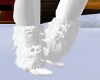 White fur Boots