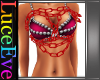 Red Add On Chains Top