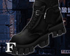 [F] Black Nylon Boot