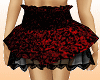 Red party skirt *K475*